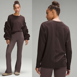 Lululemon All Yours Long Sleeve Shirt Espresso